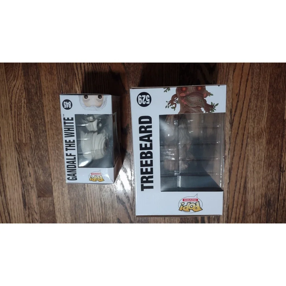 Funko Pop Lord of the Rings Treebeard 529 6in & Gandalf the White 845 Hot Topic